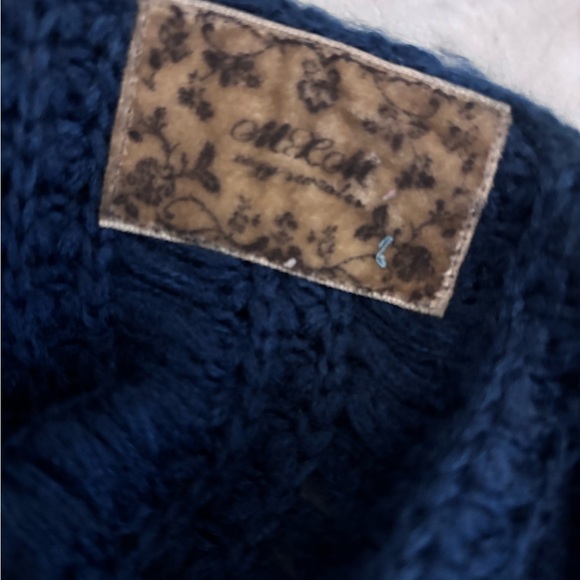 Elegant Vintage Blue Women's Knit Shrug - Picture 5 of 5